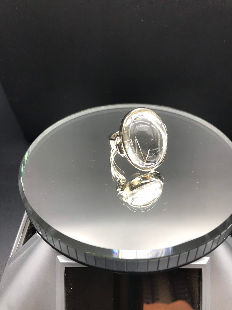 Rutilated Quartz ring