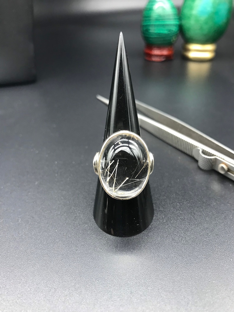 Rutilated Quartz ring