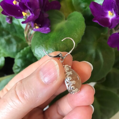 Rutile shops Quartz earrings
