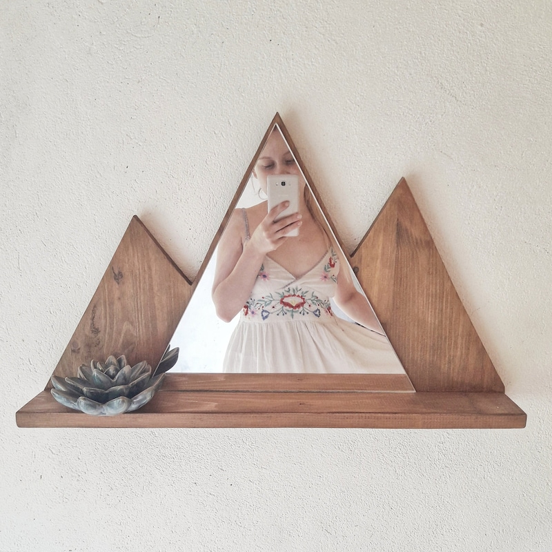 Mirror With Shelf - Etsy