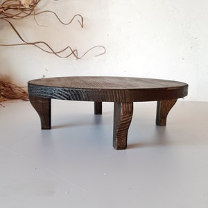Wooden Cake Stand for Wedding Rustic Cake Stand for Birthday Big Cake Stand for Pastry in Coffee Shop 7&quot; 11&quot; 13&quot; 15&quot; 19&quot; 23&quot; inch Cake Stand