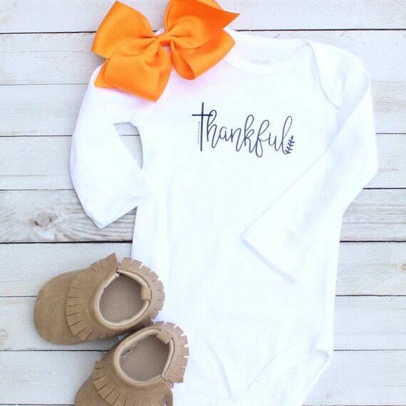thanksgiving onesie girl