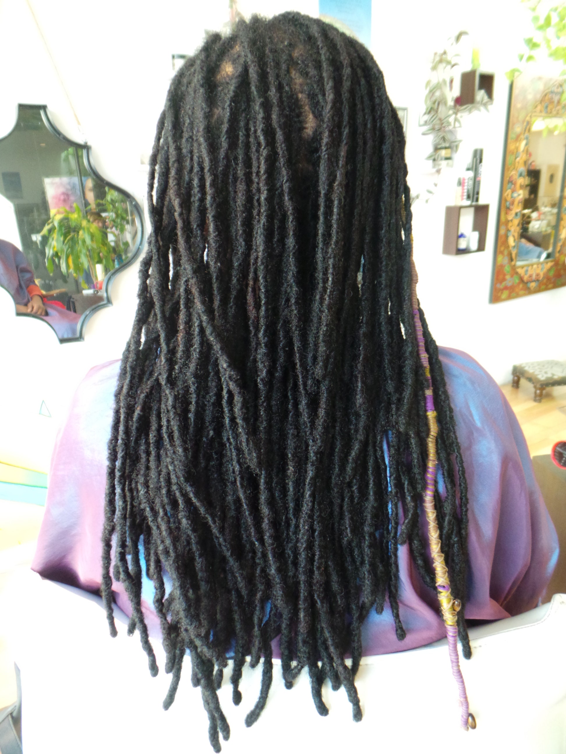 Natural Loc Extensions 20 100 Afro Kinky Human Hair