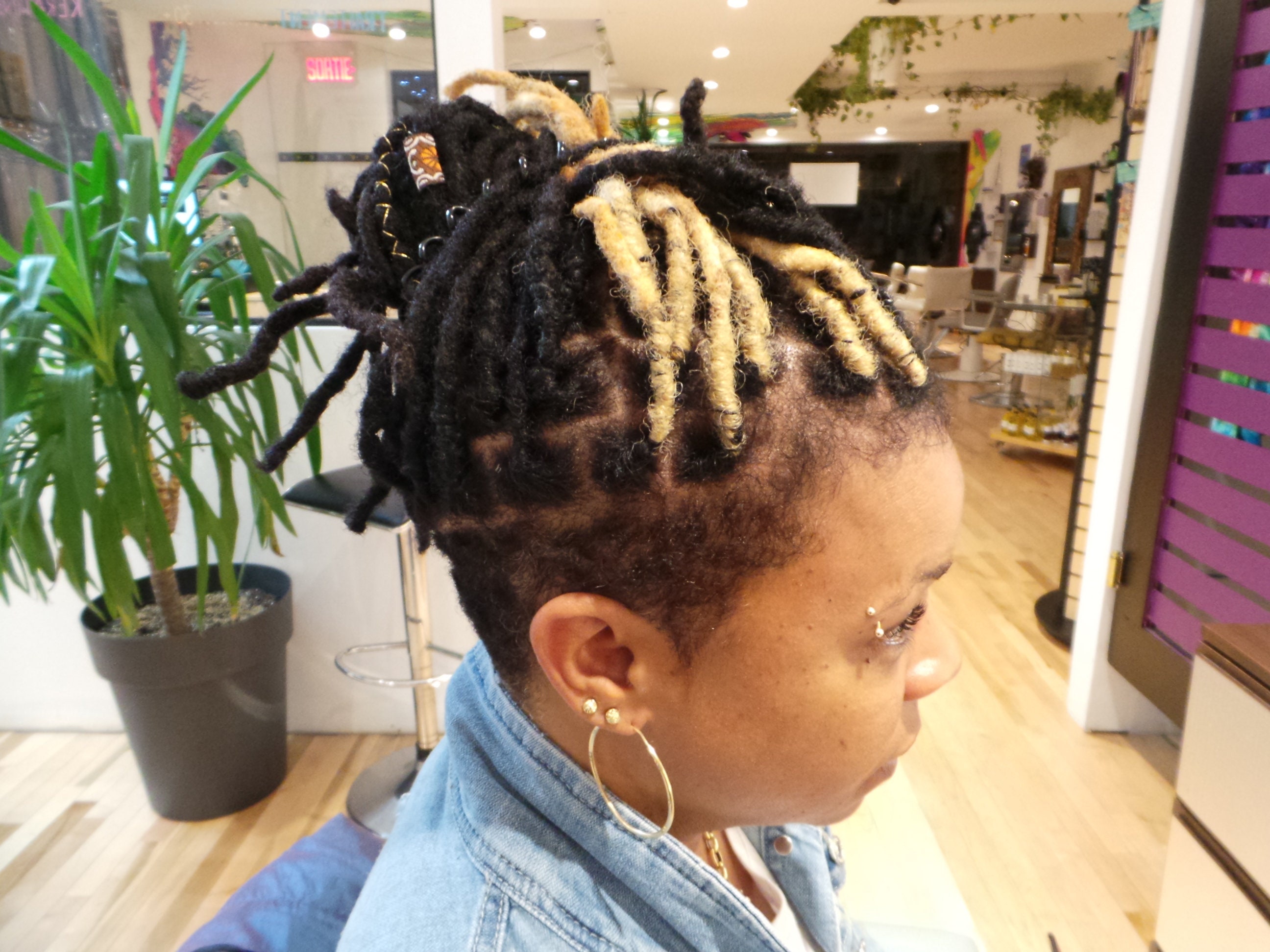 20 Afro Kinky 100 Human Hair CUSTOM LOC EXTENSIONS Custom Colors