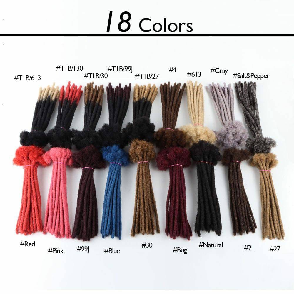 100 Afro Kinky Human Hair CUSTOM MICROLOC EXTENSIONS with Custom