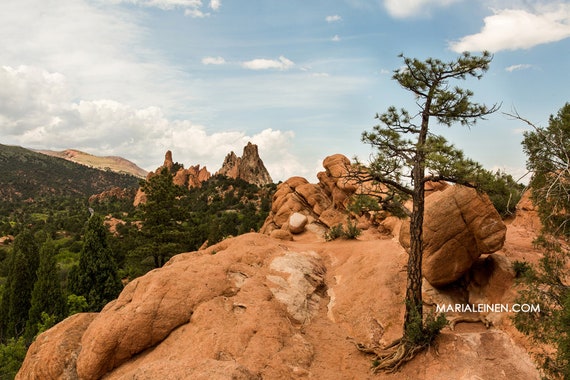 Garden Of The Gods Colorado Springs Landscape Photography Etsy