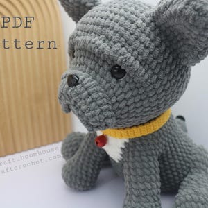 French BULLDOG crochet PDF pattern- Easy amigurumi Frenchie tutorial for all levels