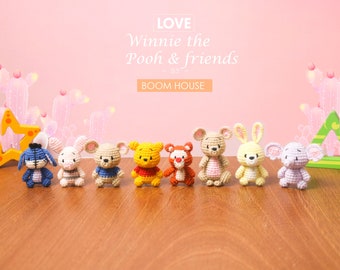 PATTERN Miniatures-Winnie the POOH & friends pattern -Bumcraft