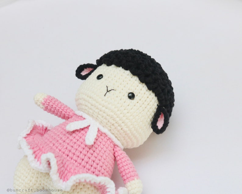 Ami zoo 1 LAMB crochet pattern/ amigurumi crochet stuffed animals/ crochet designer by Bumcraft image 3