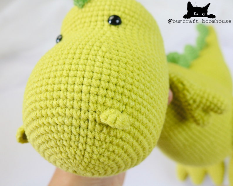 T-rex Dinosaur crochet pattern by Bumcraft image 3