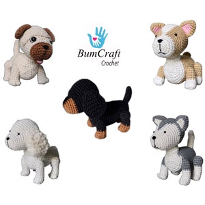 5in1/ FAMILY DOG1 /pug/husky/dachshund/cocker/corgi pattern/Bumcraft