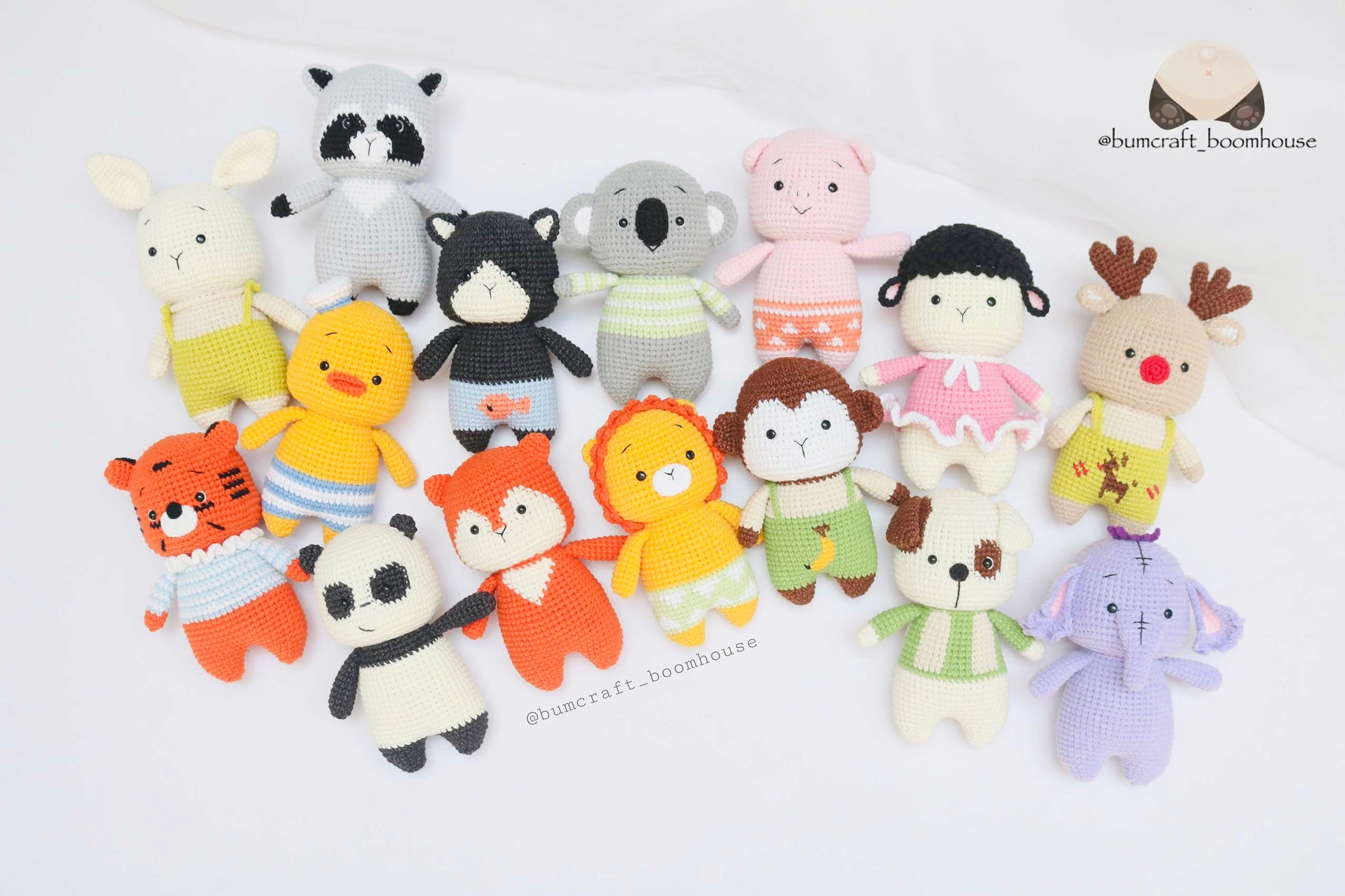 Animal Crochet Bundle Including a Black Kitten Pattern