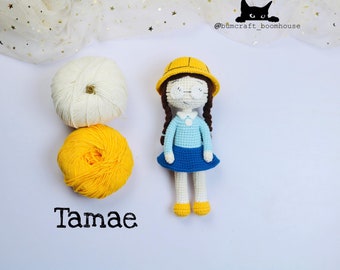 Tamae crochet pattern/ crochet doll /amigurumi doll pattern by Bumcarft (PDF pattern)