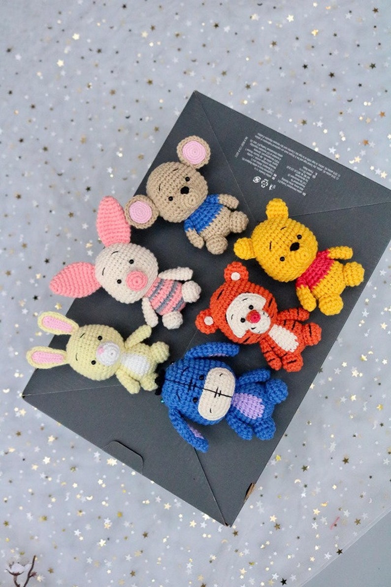 PDF PATTERN 8in1 winnie the POOH and friends crochet pattern by Bumcraft image 3