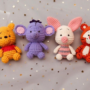 PDF PATTERN 8in1 winnie the POOH and friends crochet pattern by Bumcraft image 5