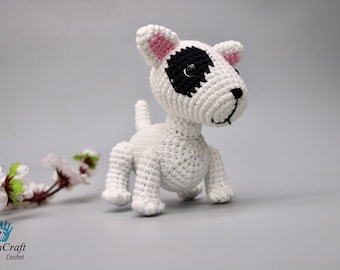 BULL TERRIER pattern/crochet dog/puppies pattern/BumCraft