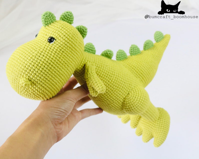 T-rex Dinosaur crochet pattern by Bumcraft image 4