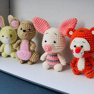 PDF PATTERN 8in1 winnie the POOH and friends crochet pattern by Bumcraft image 4