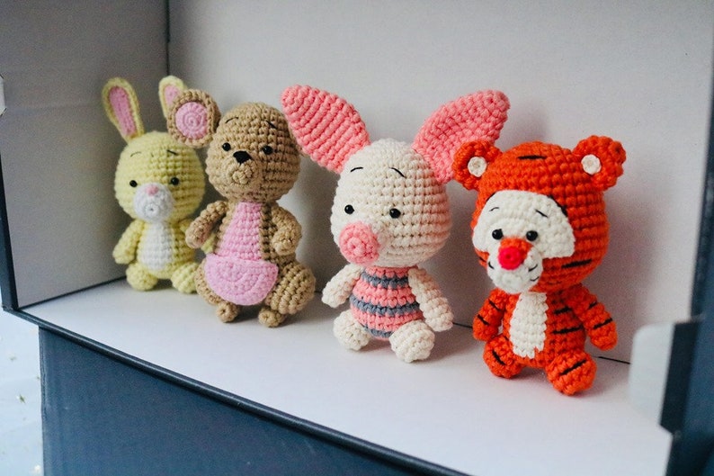 PDF PATTERN 8in1 winnie the POOH and friends crochet pattern by Bumcraft image 4
