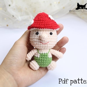 Mushroom crochet pattern / baby shower / pdf pattern / Bumcraft