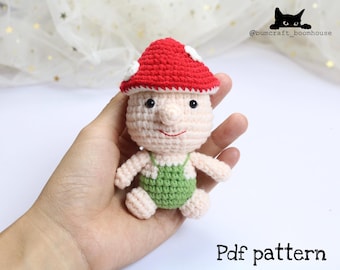 Paddestoel haakpatroon/babyshower/pdf patroon/Bumcraft