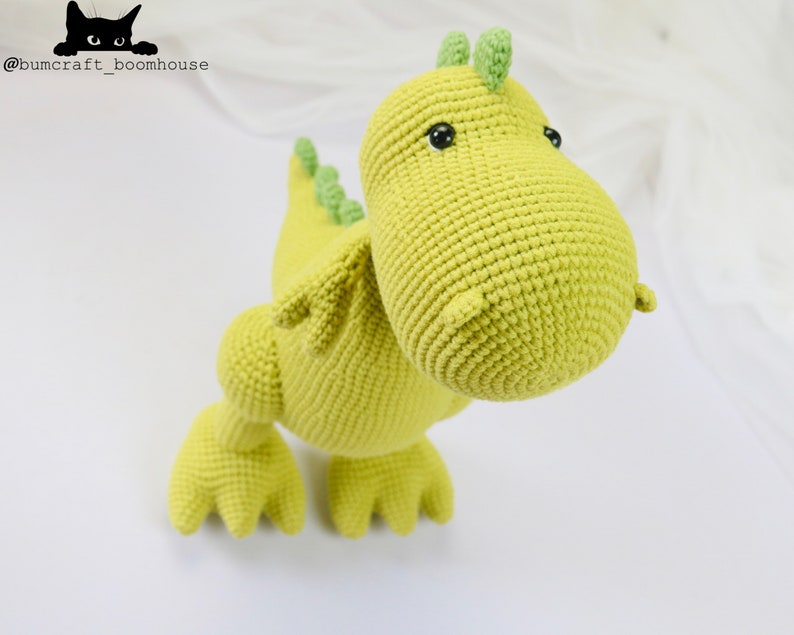 T-rex Dinosaur crochet pattern by Bumcraft image 2