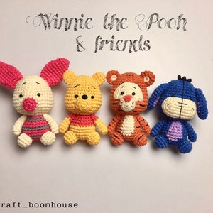 PDF PATTERN 8in1 winnie the POOH and friends crochet pattern by Bumcraft image 6