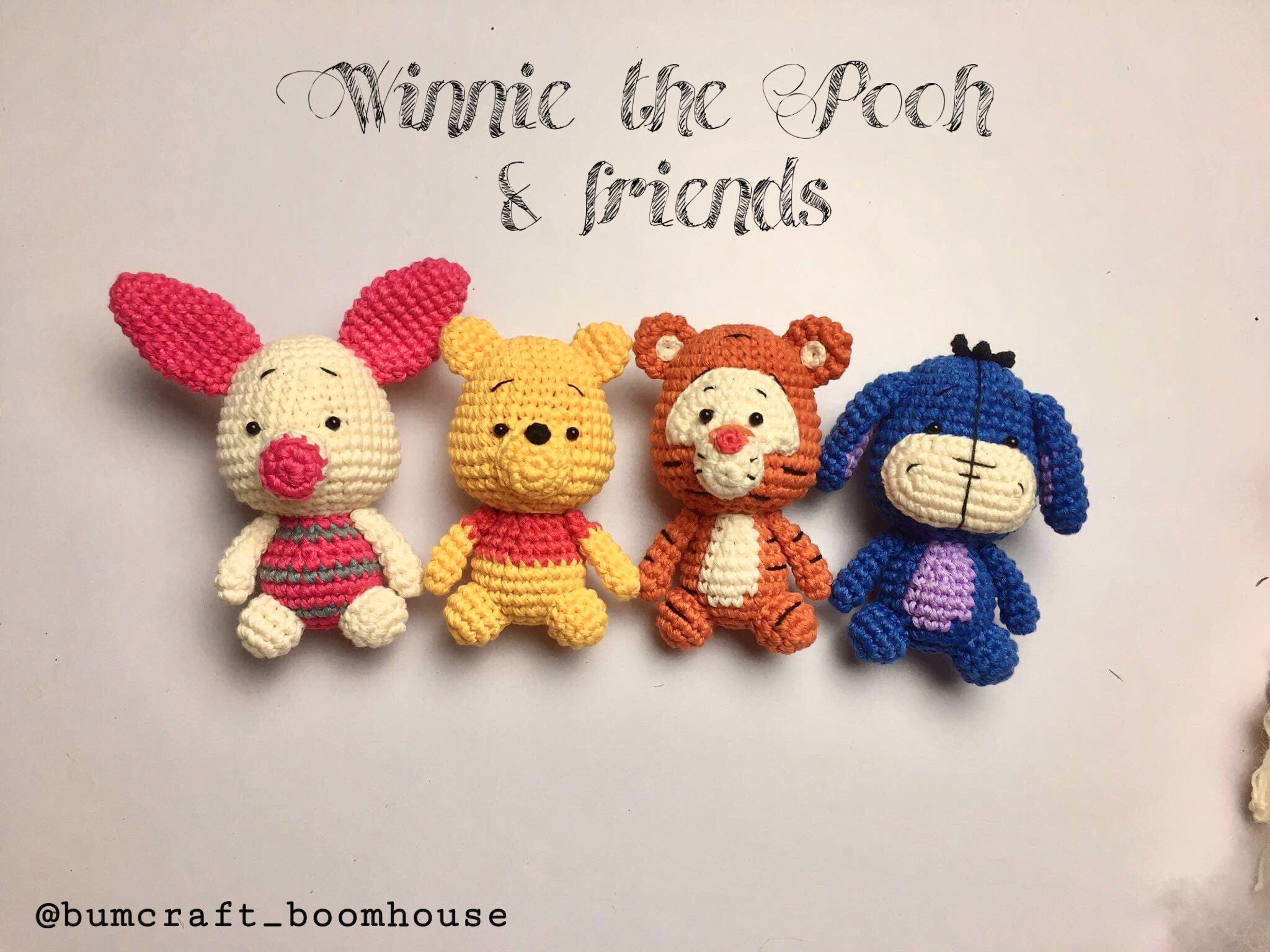 PDF PATTERN 8in1 winnie the POOH and friends crochet pattern | Etsy Schweiz