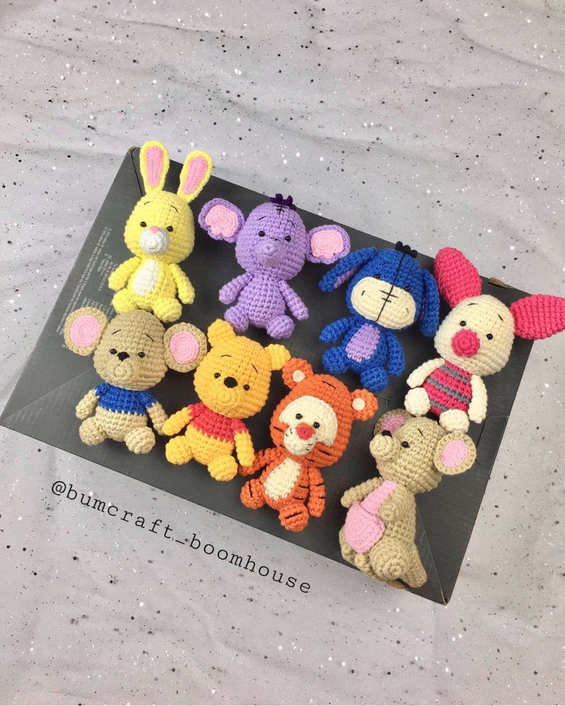 PDF PATTERN 8in1 winnie the POOH and friends crochet pattern by Bumcraft image 7