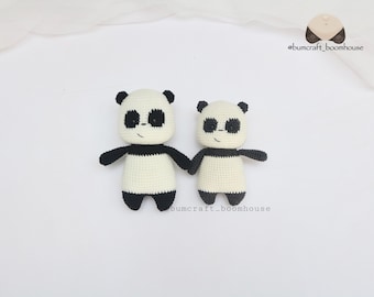 PANDA crochet pattern by Bumcraft /crochet panda/panda amigurumi/pdf file