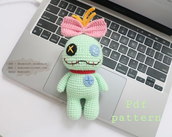 Standing SCRUMP crochet pattern-amigurumi toys, handmade ideas, crochet decor by Bumcraft