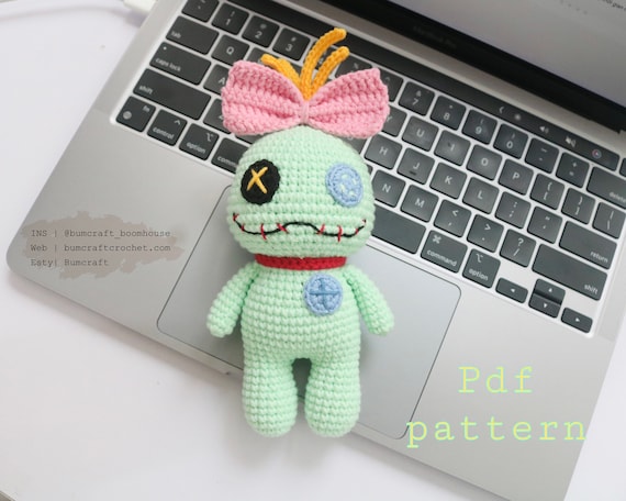 10 Scrump Crochet Patterns 2 Standing Scrump crochet pattern-amigurumi toys