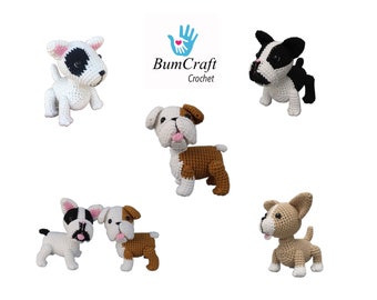 5in1/FAMILY DOG2/Chihuahua/Bulldog/Boston terrier/Bull Terrier/Frech Bulldog pattern/BumCraft