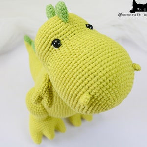 T-rex Dinosaur crochet pattern by Bumcraft image 1
