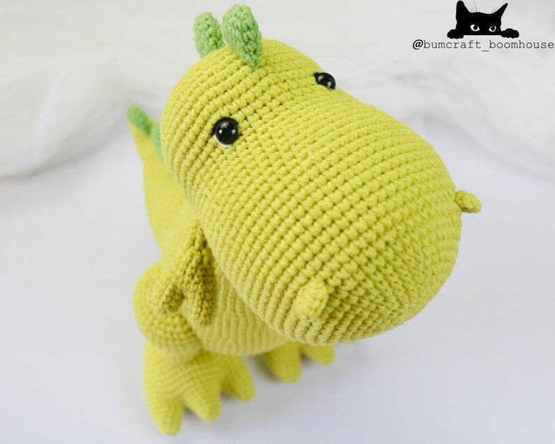 T-rex Dinosaur crochet pattern by Bumcraft image 1