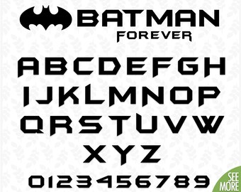 Superhero font svg Batman font svg School font svg Marvel font svg Batman birthday svg Batman alphabet letter svg Batman clipart font Cricut