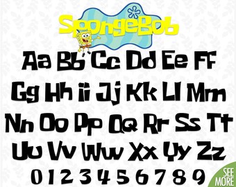 School font svg Kids alphabet svg Boys font svg Kids font svg Block font svg Filled font svg Fat letters svg Fonts svg for Cricut font svg