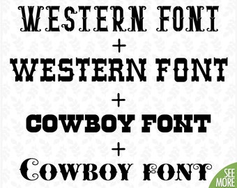 Bundle svg font Western font svg bundle Calligraphy font svg bundle Texas font svg Western font svg cut file Western font monogram Font svg