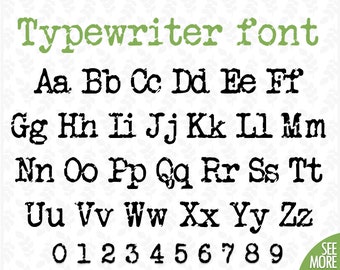 Typewriter font svg Typewriter alphabet letters svg Newsprint font svg Newsprint alphabet letters svg Serif print files Cricut fonts