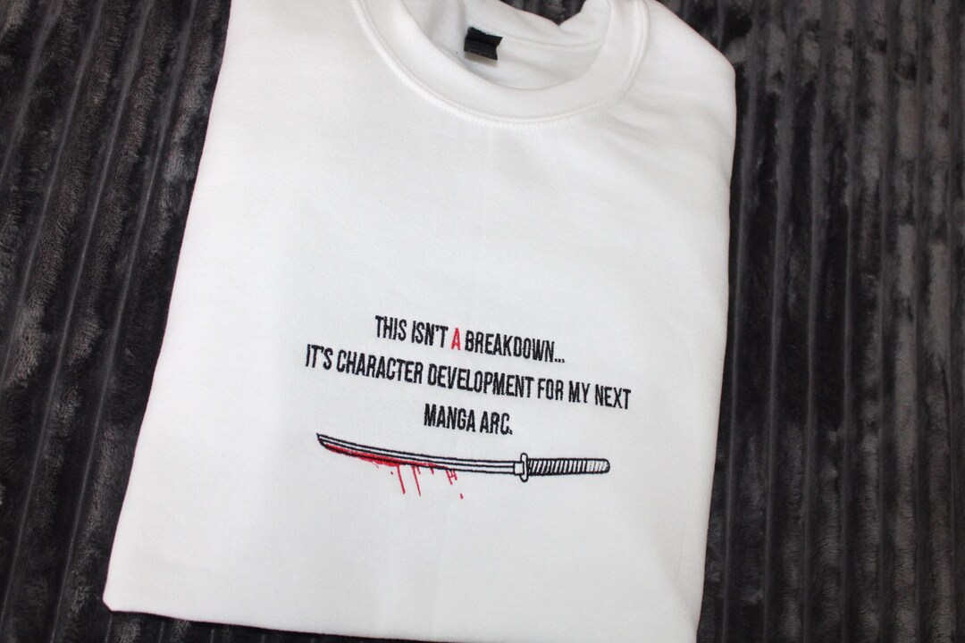 This Isn’t a Breakdown' Manga Hoodie Anime Quote Sweatshirt With
