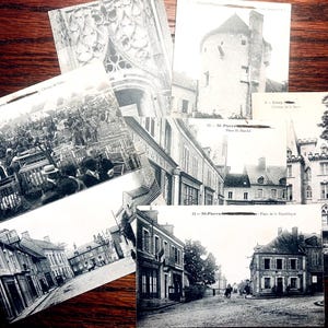 8 World War 1 Postcards from Soldier Stationed in France