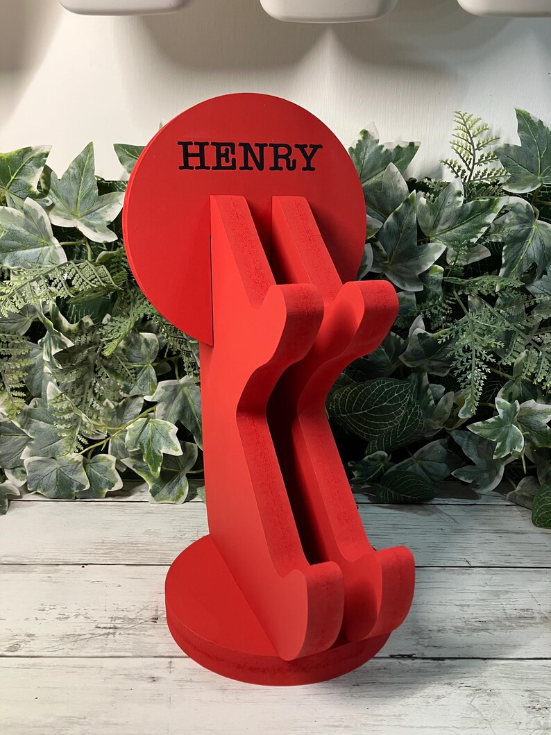 Personalised Wooden Gaming Headset & Controller Holder – Gamer Desk Stand Bild 13