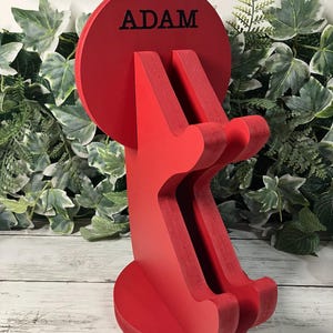 Personalised Wooden Gaming Headset & Controller Holder – Gamer Desk Stand Bild 10