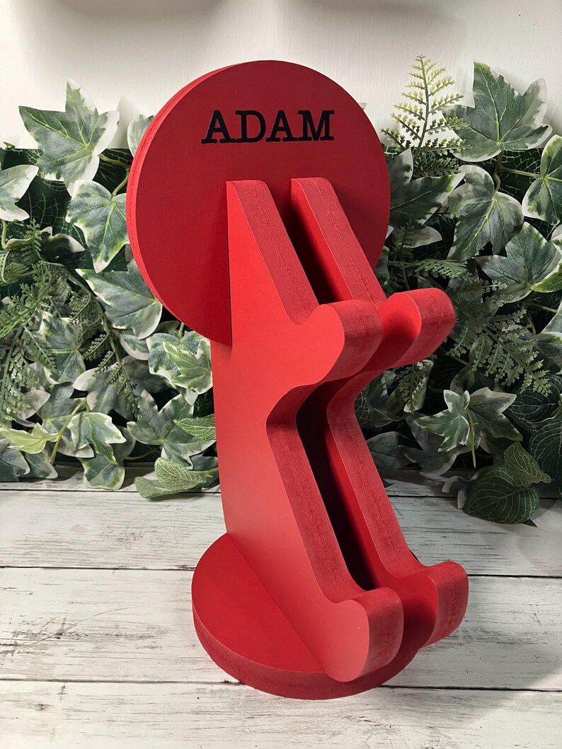 Personalised Wooden Gaming Headset & Controller Holder – Gamer Desk Stand Bild 10