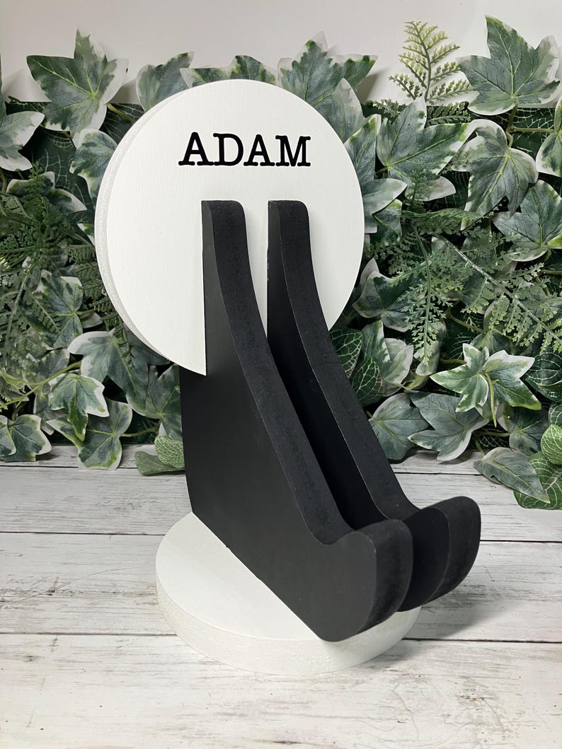 Personalised Wooden Gaming Headset & Controller Holder – Gamer Desk Stand Bild 14
