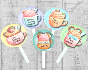 Teacher - Teaching Assistant - Nursery Mugs - Gift Circles on Stem