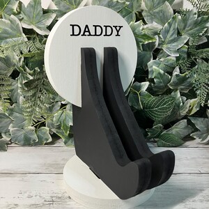 Personalised Wooden Gaming Headset & Controller Holder – Gamer Desk Stand Bild 11