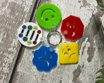 Mood Emotional Support Keyrings – SEND Support Tool