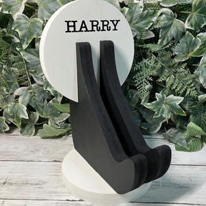 Personalised Wooden Gaming Headset & Controller Holder – Gamer Desk Stand Bild 16