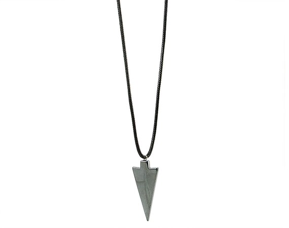 mens black string necklaces